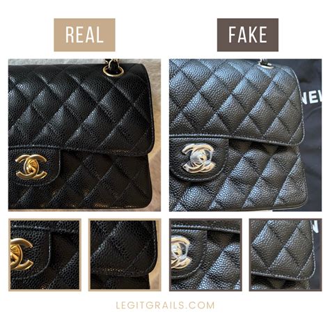 chanel bag fake vs real